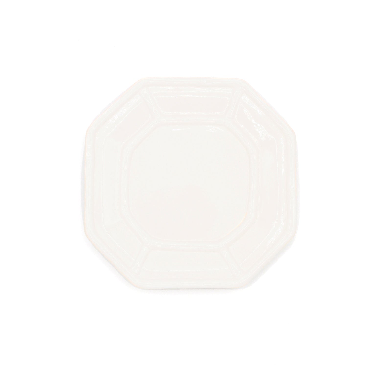 White Bamboo Cocktail Plates | Set of 4