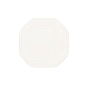 White Bamboo Cocktail Plates | Set of 4