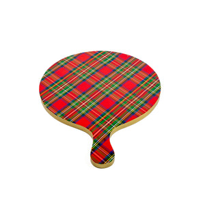 Tartan Plaid Charcuterie Board | Small