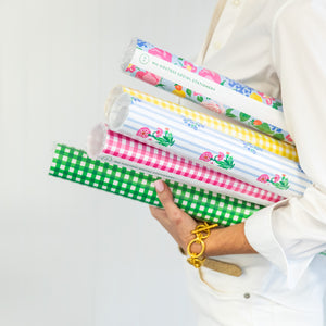 Continuous Roll Gift Wrap | Hot Pink Gingham Check