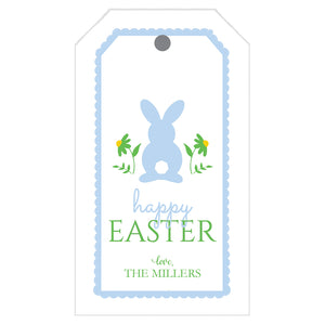 Bunny Hop Icon Personalized Gift Tags