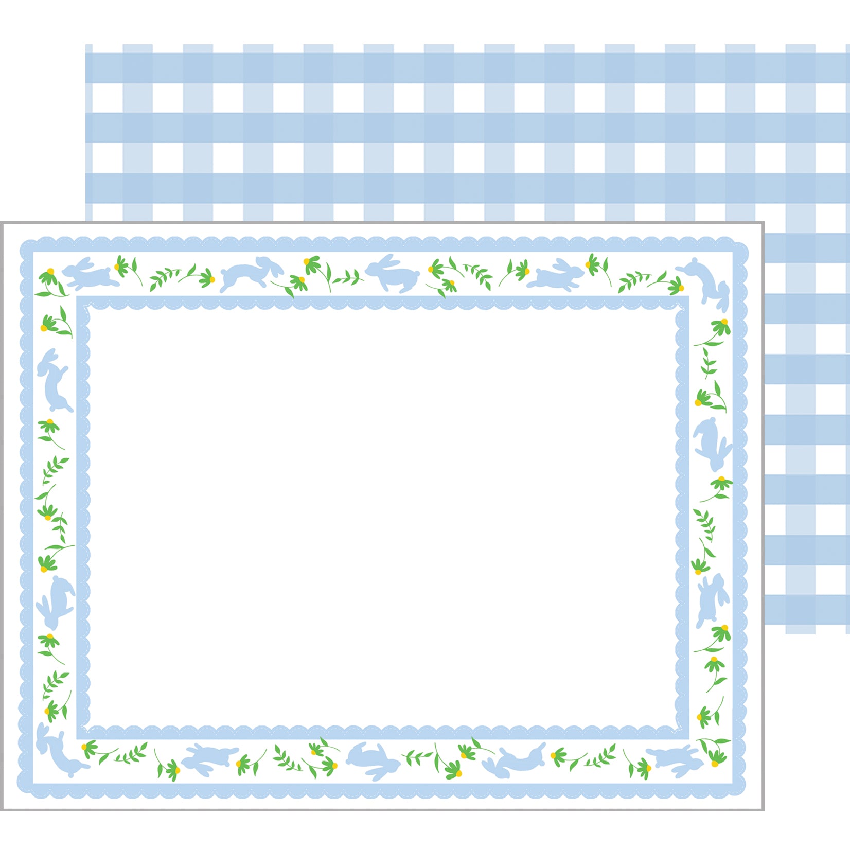 In Stock Flat Notecard Set of 10 | Bunny Hop