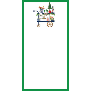 Stock Shoppe: 4.25x8.5 Christmas Bar Cart Notepad