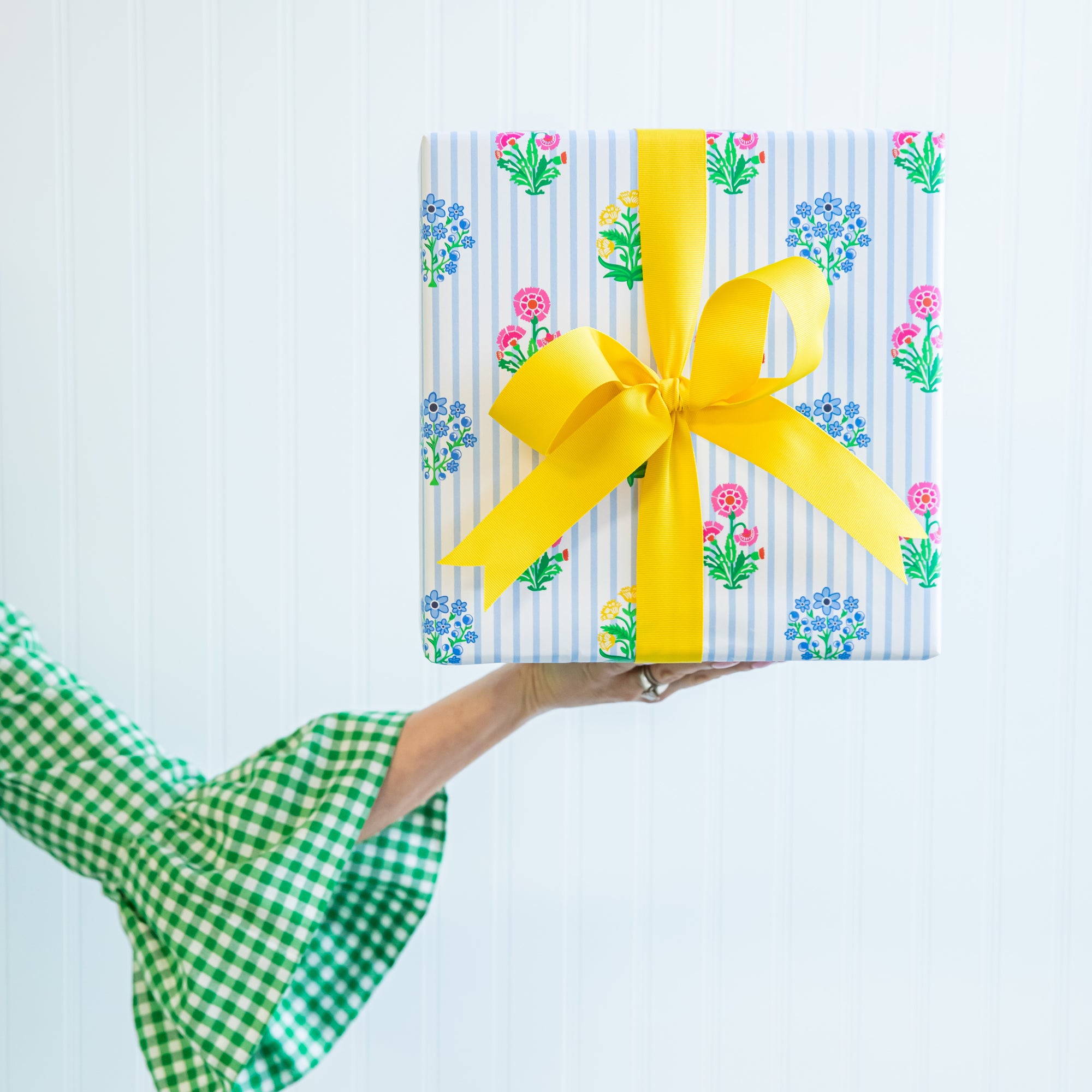 Continuous Roll Gift Wrap | Coco Block Print