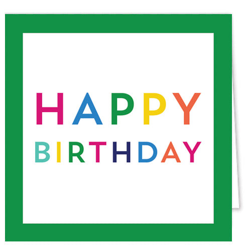 In Stock Gift Enclosure Cards + Envelopes | Colorful Birthday