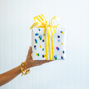 Continuous Roll Gift Wrap | Confetti