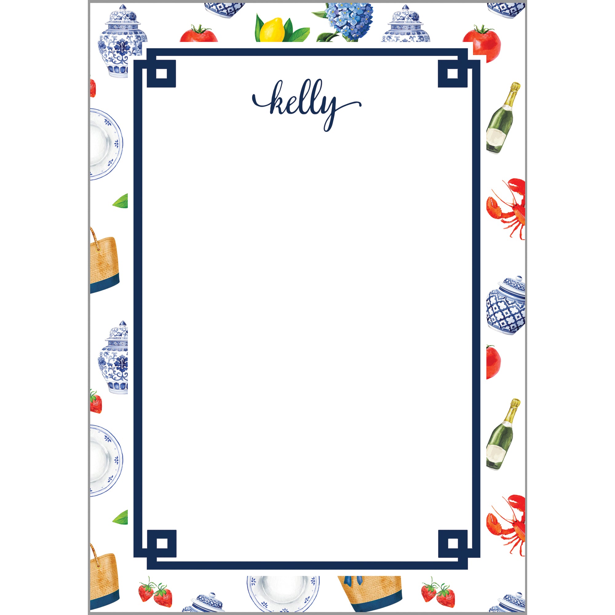 Favorite Things Personalized Notepad