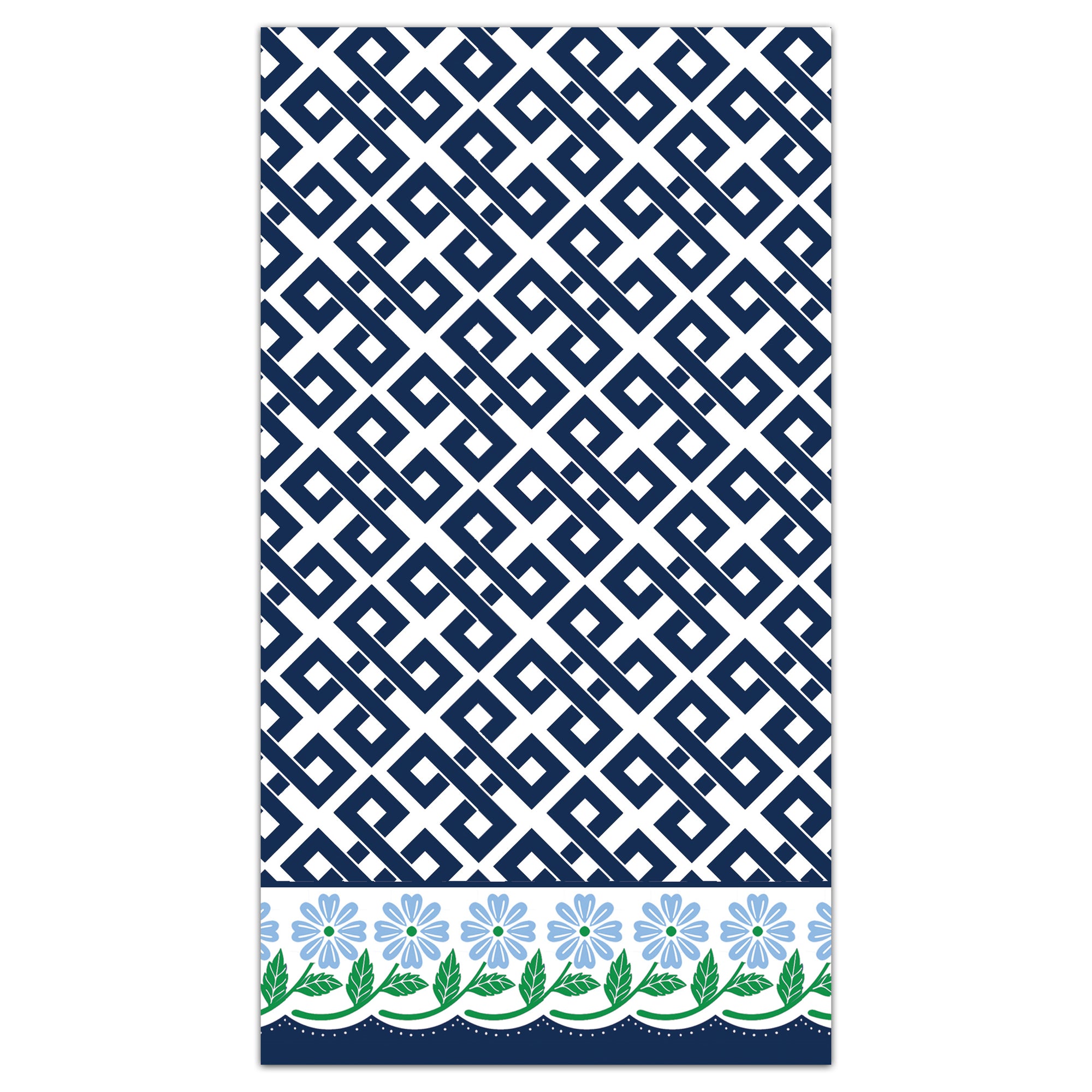 In Stock WH Paper Guest Towels | Floral Border