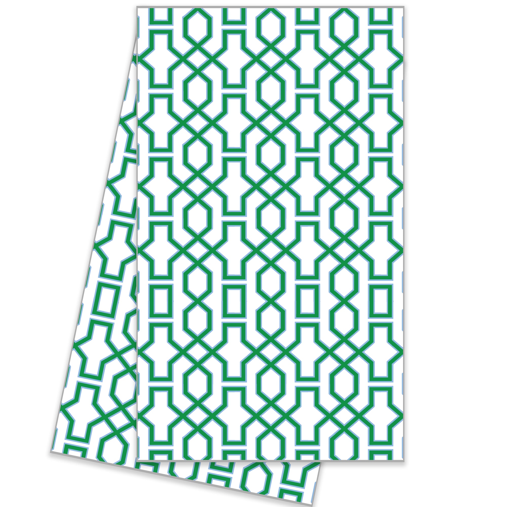 In Stock WH Hostess Cotton Tea Towel | Green Trellis