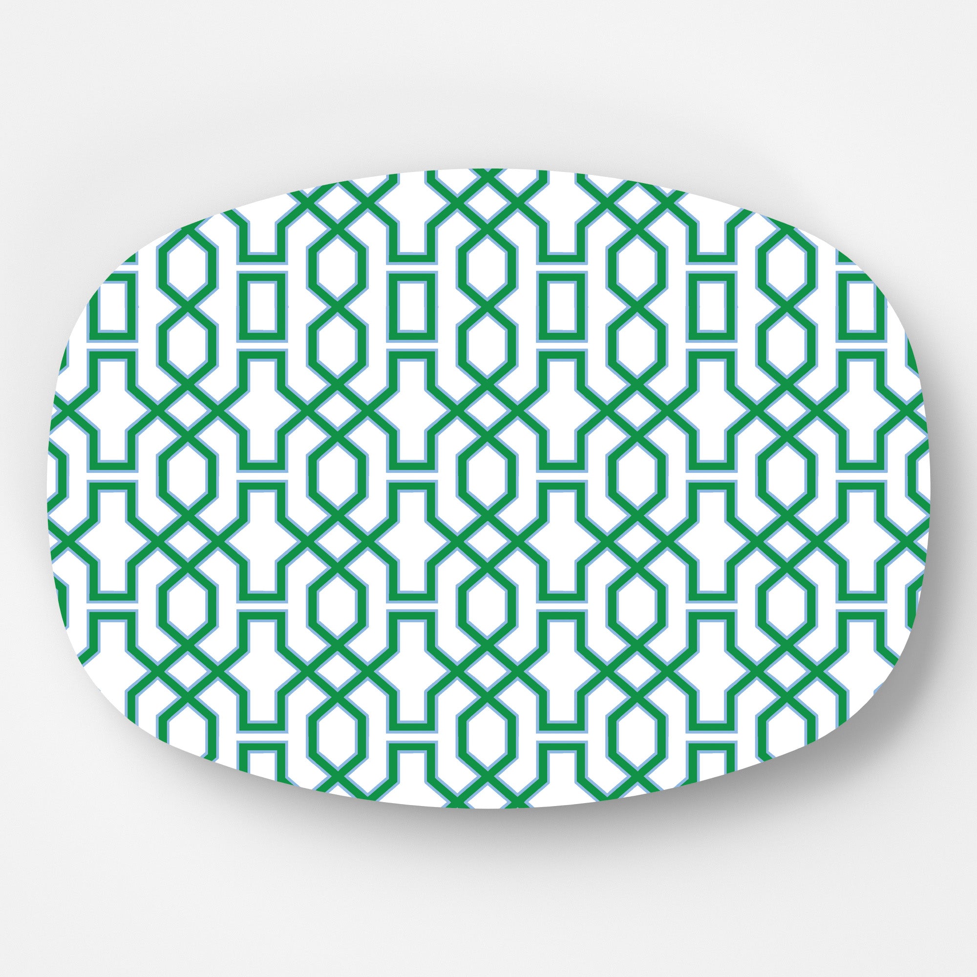 In Stock WH Serving Platter | Green Trellis