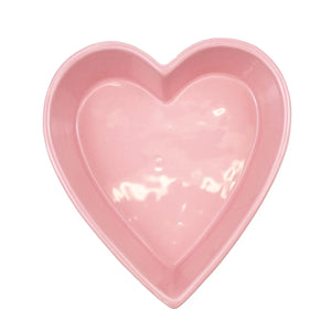 Pink Heart Tidbit Bowl