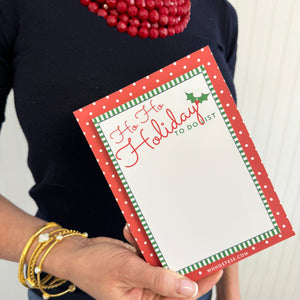 Ho Ho Holiday To Do List | Sticky Notes