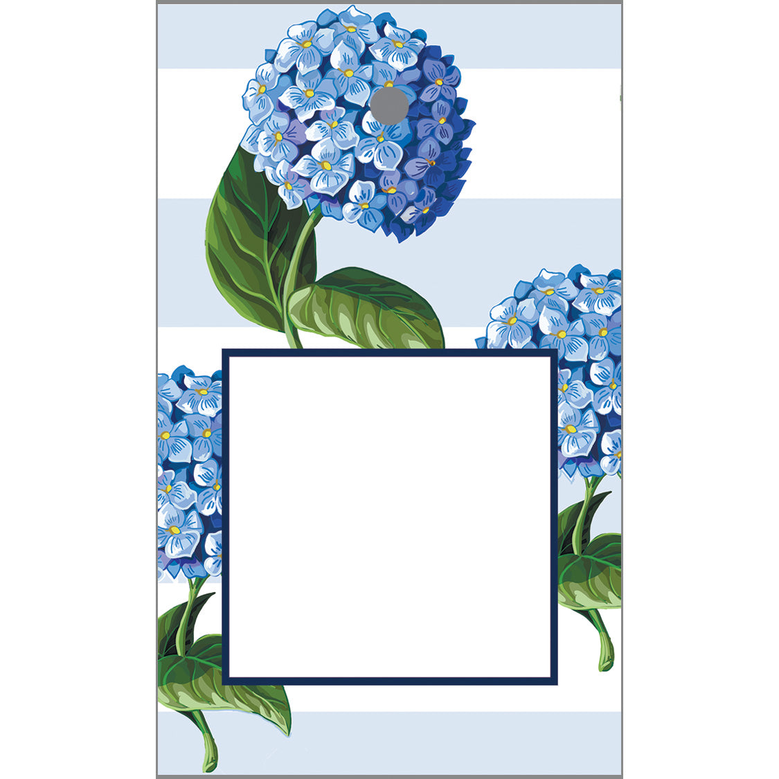 In Stock Gift Tags | Hydrangeas Stripe