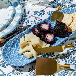 Blue Hydrangeas Tidbit Tray