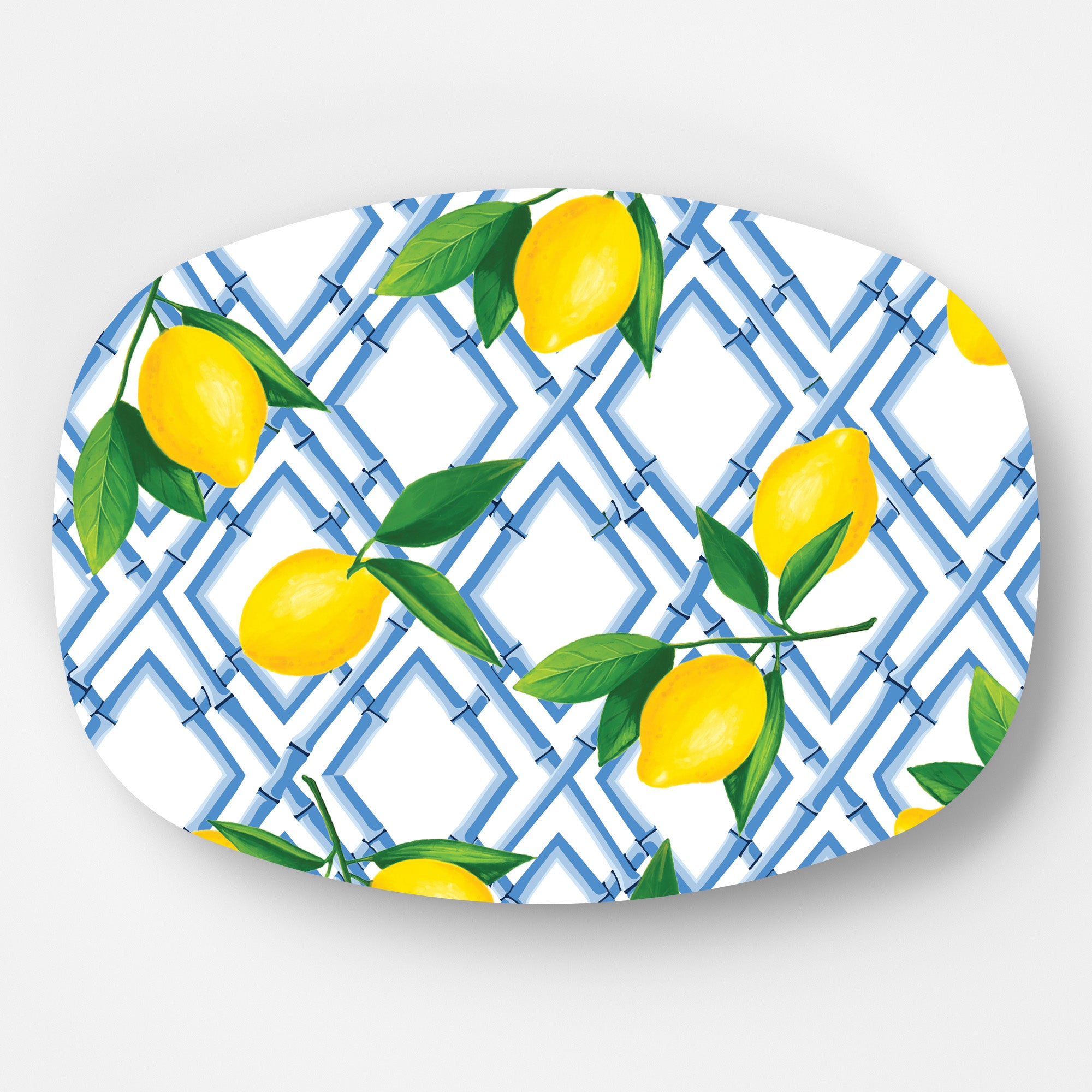 In Stock WH Serving Platter | Lemon Bamboo