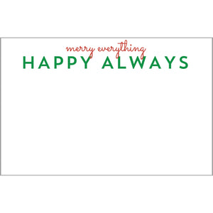 Stock Shoppe: 8.5x5.5 Merry Everything Slab Notepad