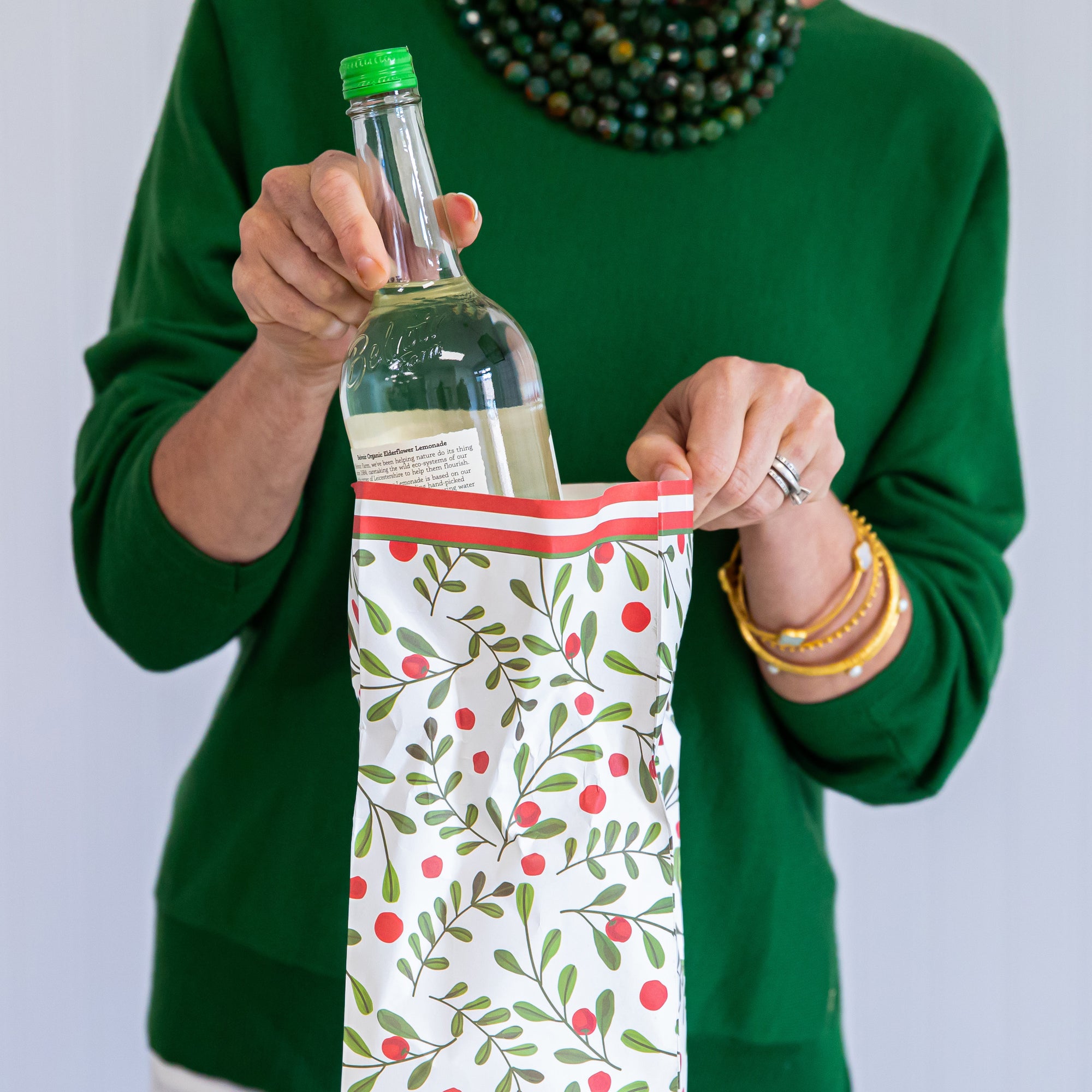 Paper Wine Bag Kit | Mod Holly