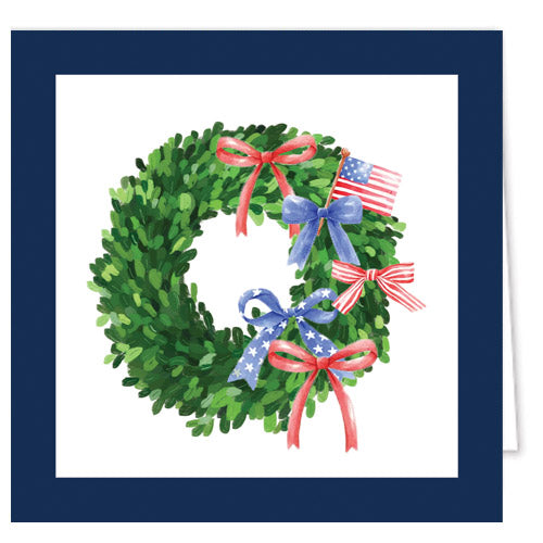 In Stock Gift Enclosure Cards + Envelopes | Patriotic Wreath