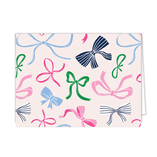 In Stock Folded Notecard Set of 10 | Party Bows