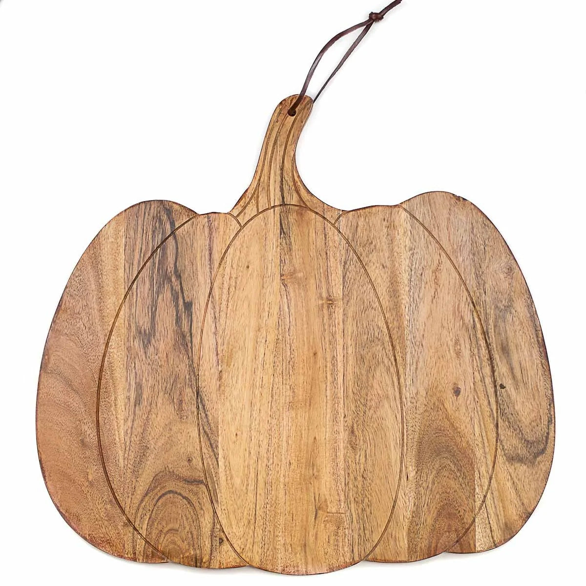 Wood Pumpkin Charcuterie Serving Board