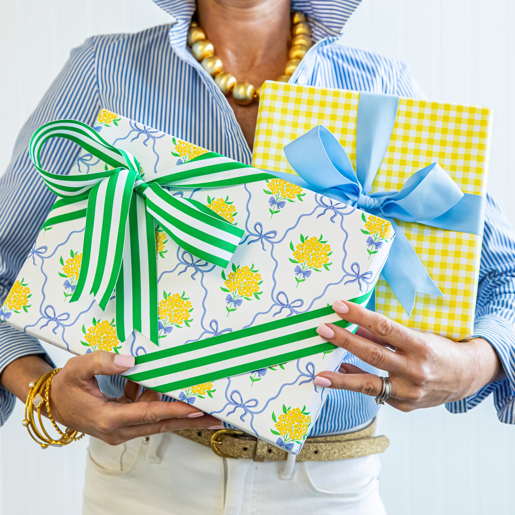 Continuous Roll Gift Wrap | Ribbon Posies