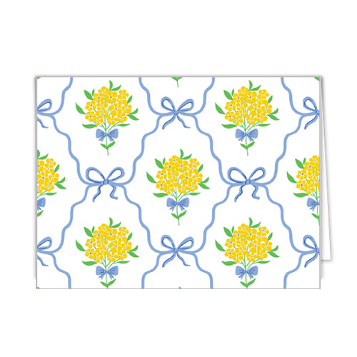 In Stock Folded Notecard Set of 10 | Ribbon Posies