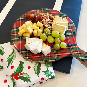 Tartan Plaid Charcuterie Board | Small