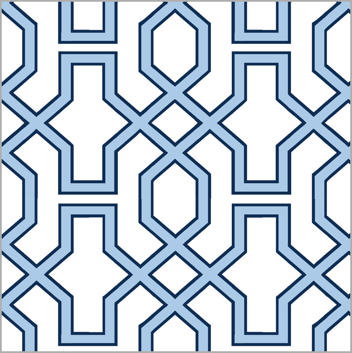 In Stock Continuous Roll Gift Wrap | Blue Trellis