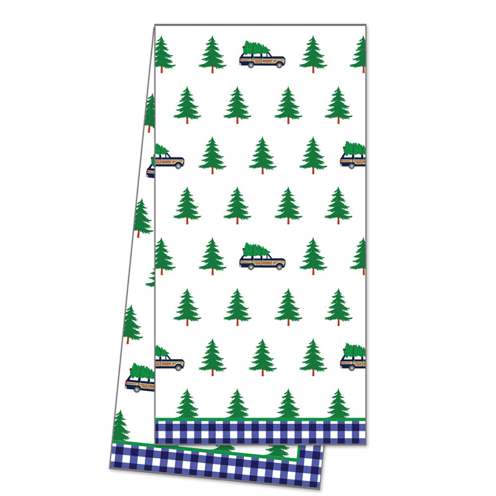 WH Hostess Cotton Tea Towel | Woodie Jeep Wagoneer