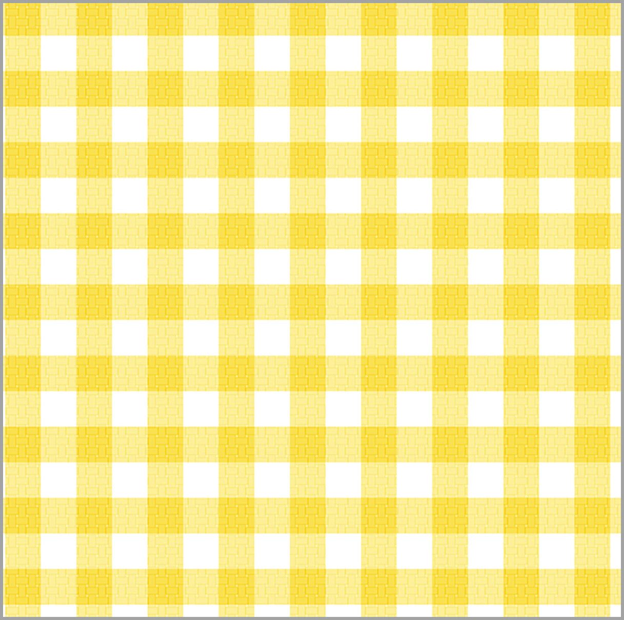 Continuous Roll Gift Wrap | Yellow Gingham Check