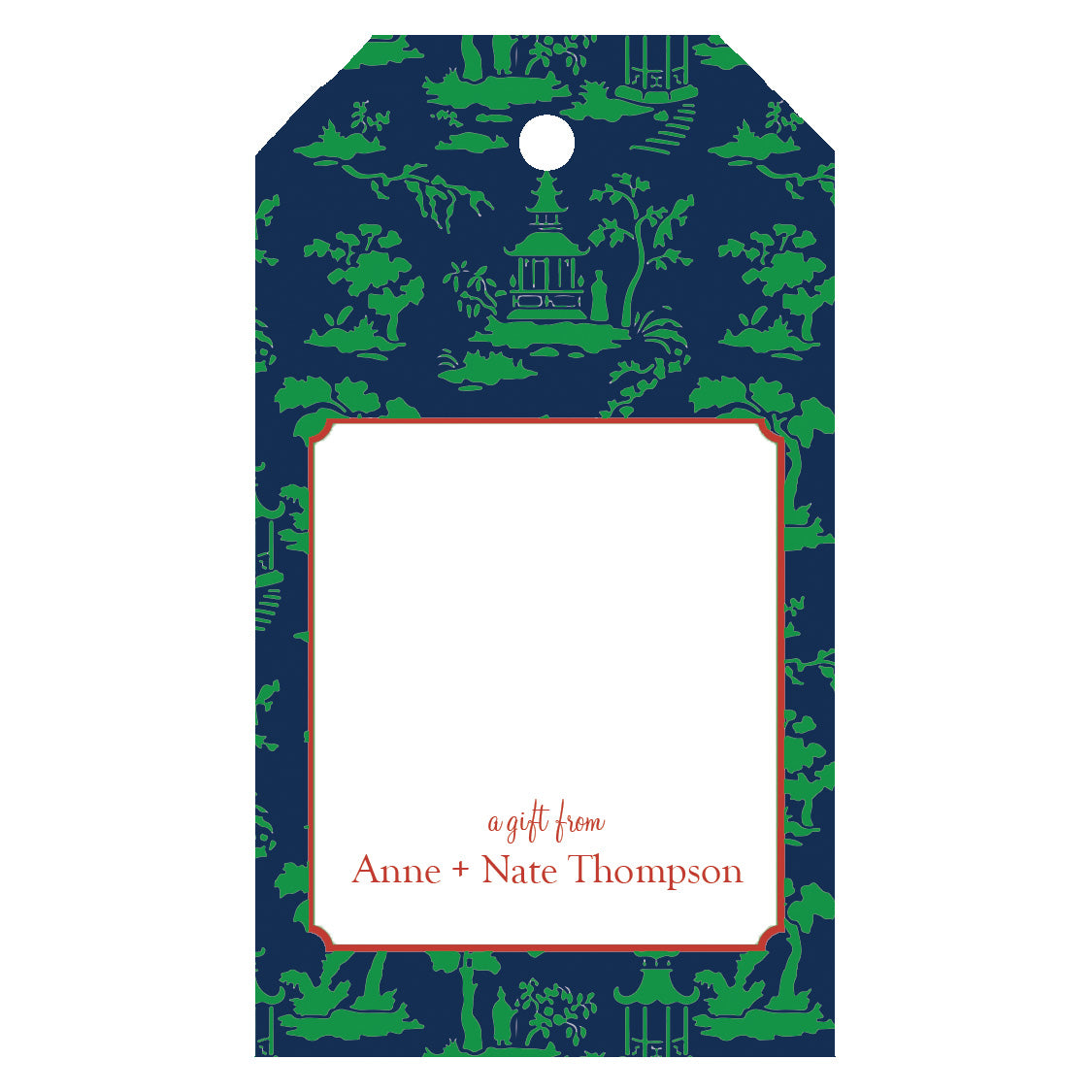 Green Monogram Chinoiserie Toile Stationery, Personalized Notecards,  Bridesmaid Gift, Southern Preppy Hostess Gift, Grandmillennial Style 