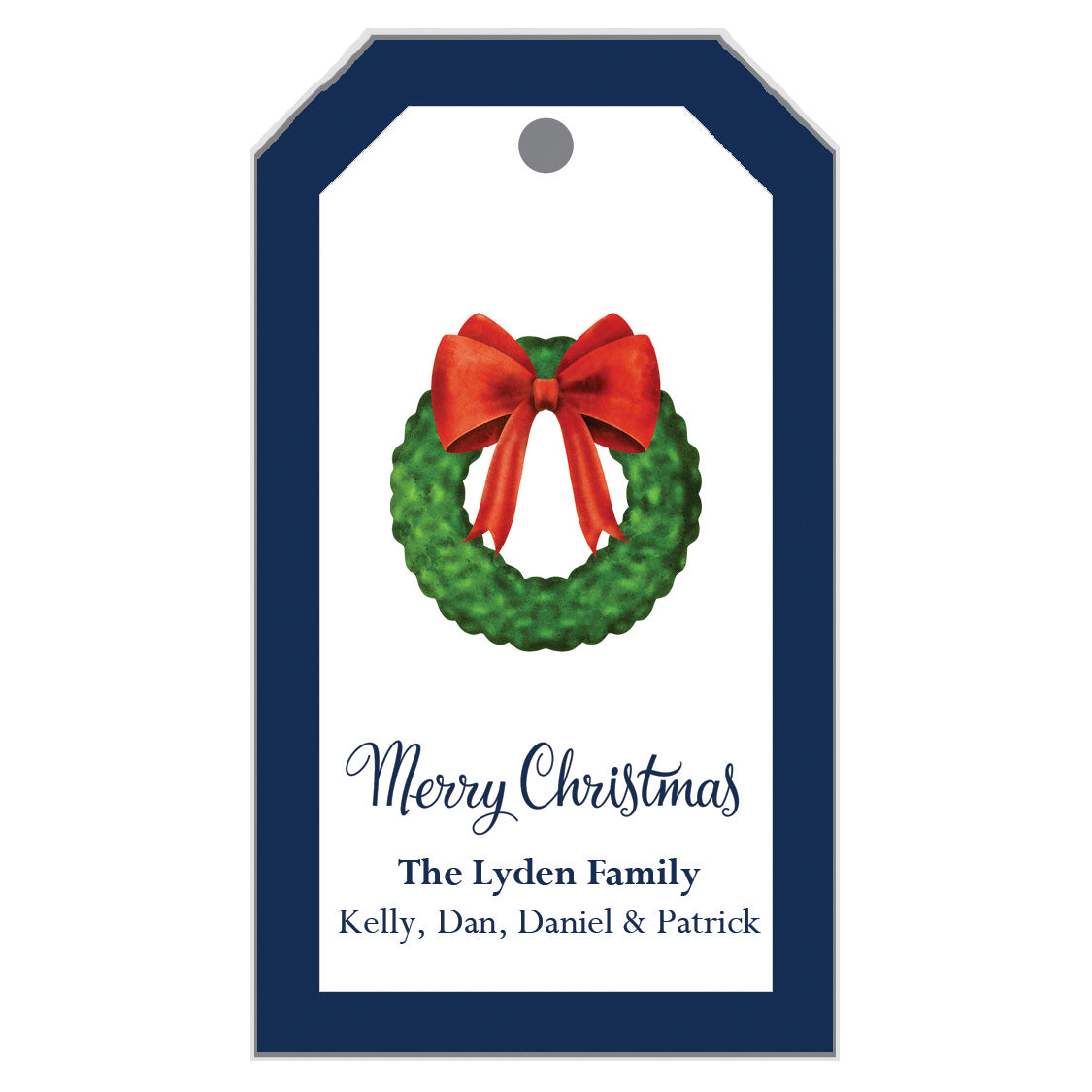 Floral Christmas Gift Tag Template | Personalized Christmas Tags –  LittleSizzle