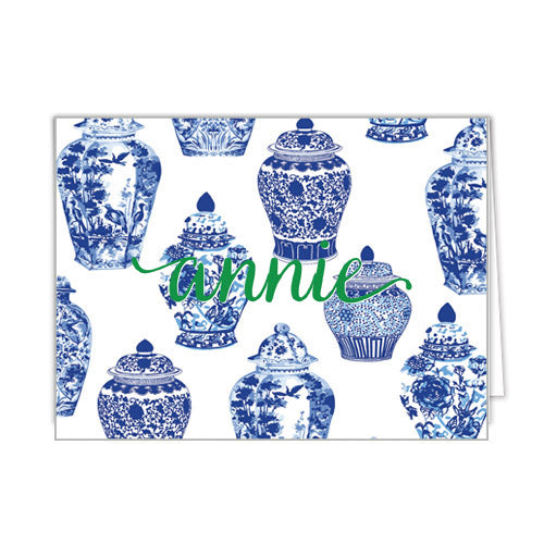 Gift Wrap Sheets  Ginger Jars Pattern - WH Hostess Social Stationery