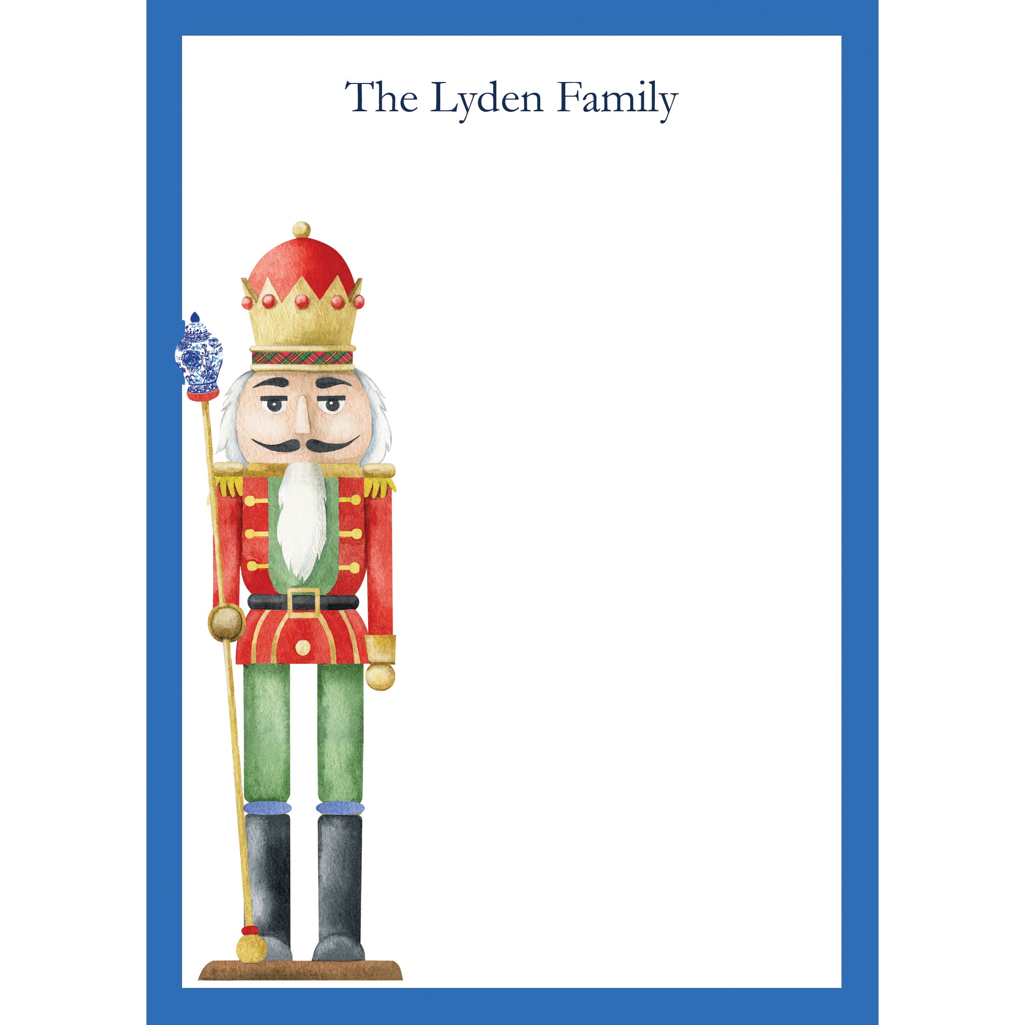 Nutcracker King Personalized Gift Tags - WH Hostess Social Stationery