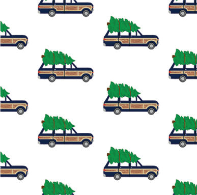 Woodie Jeep Wagoneer Gift Wrap Sheets